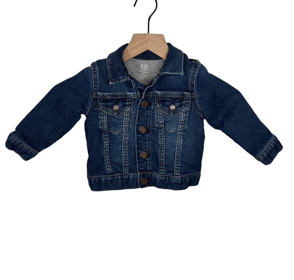 Gap Kids Denim Jacket 18–24 Months Blue Jean Trucker Style